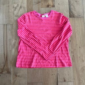 Isaac Mizrahi long sleeve stripped shirt